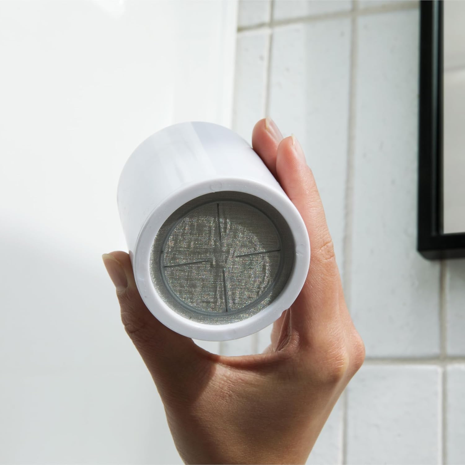 Shower Filter Replacement, Shower Head Filter for Hard Water to Remove Impurities for Healthier Hair, Scalp & Skin - 90 Day Use