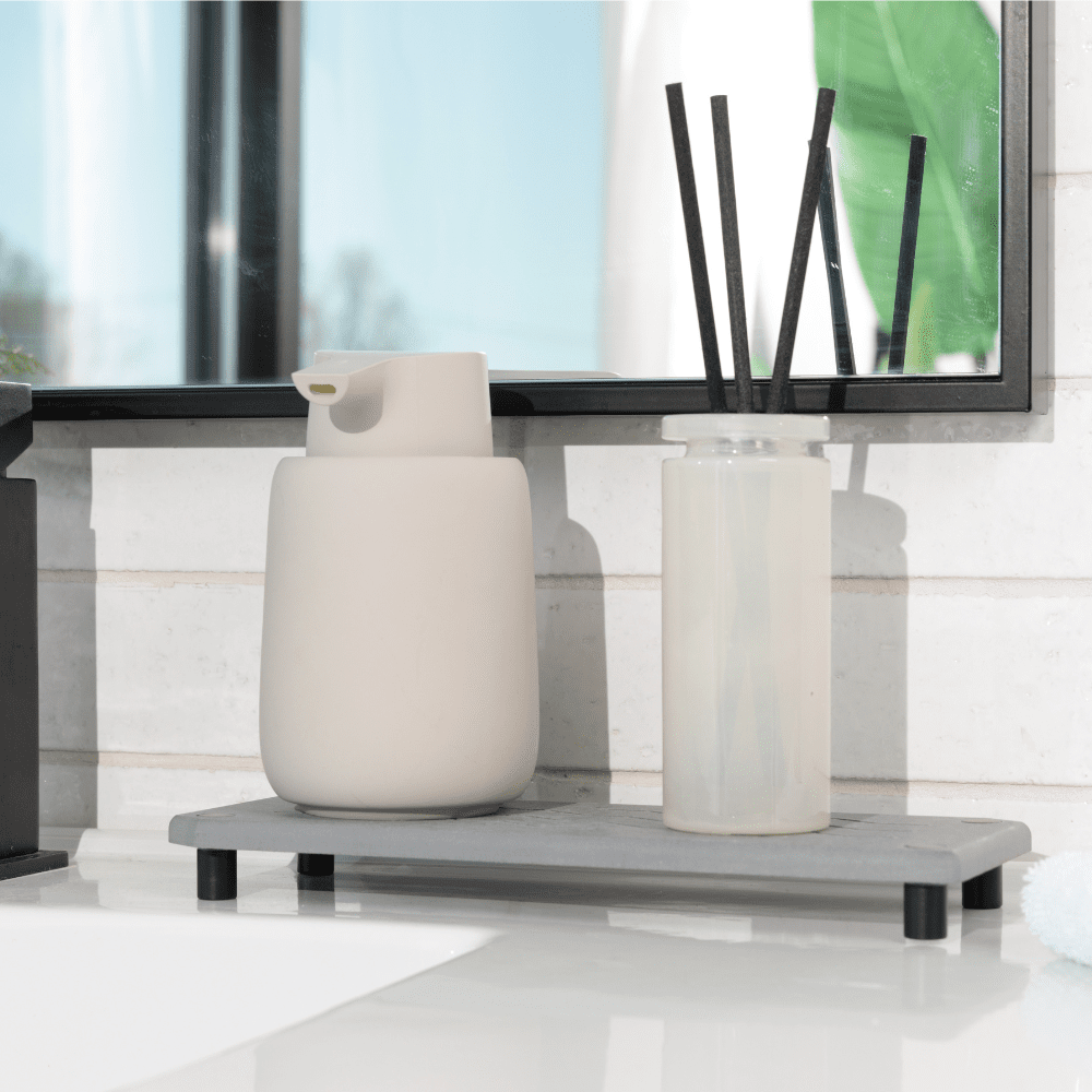 MONDANO™ Diatomaceous Earth Stone Sink Caddy - Grey