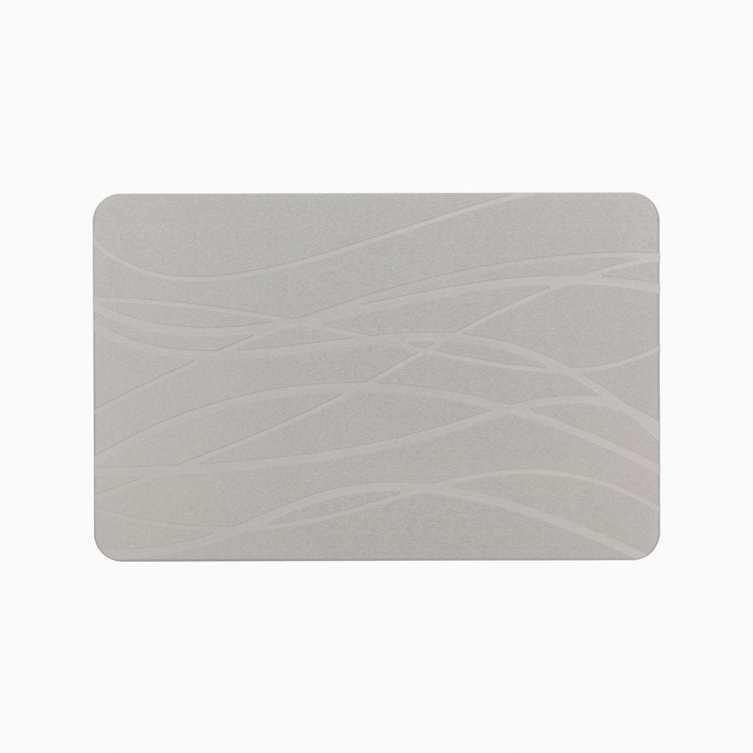 MONDANO™ Diatomaceous Earth Stone Bath Mat - Carbon Grey