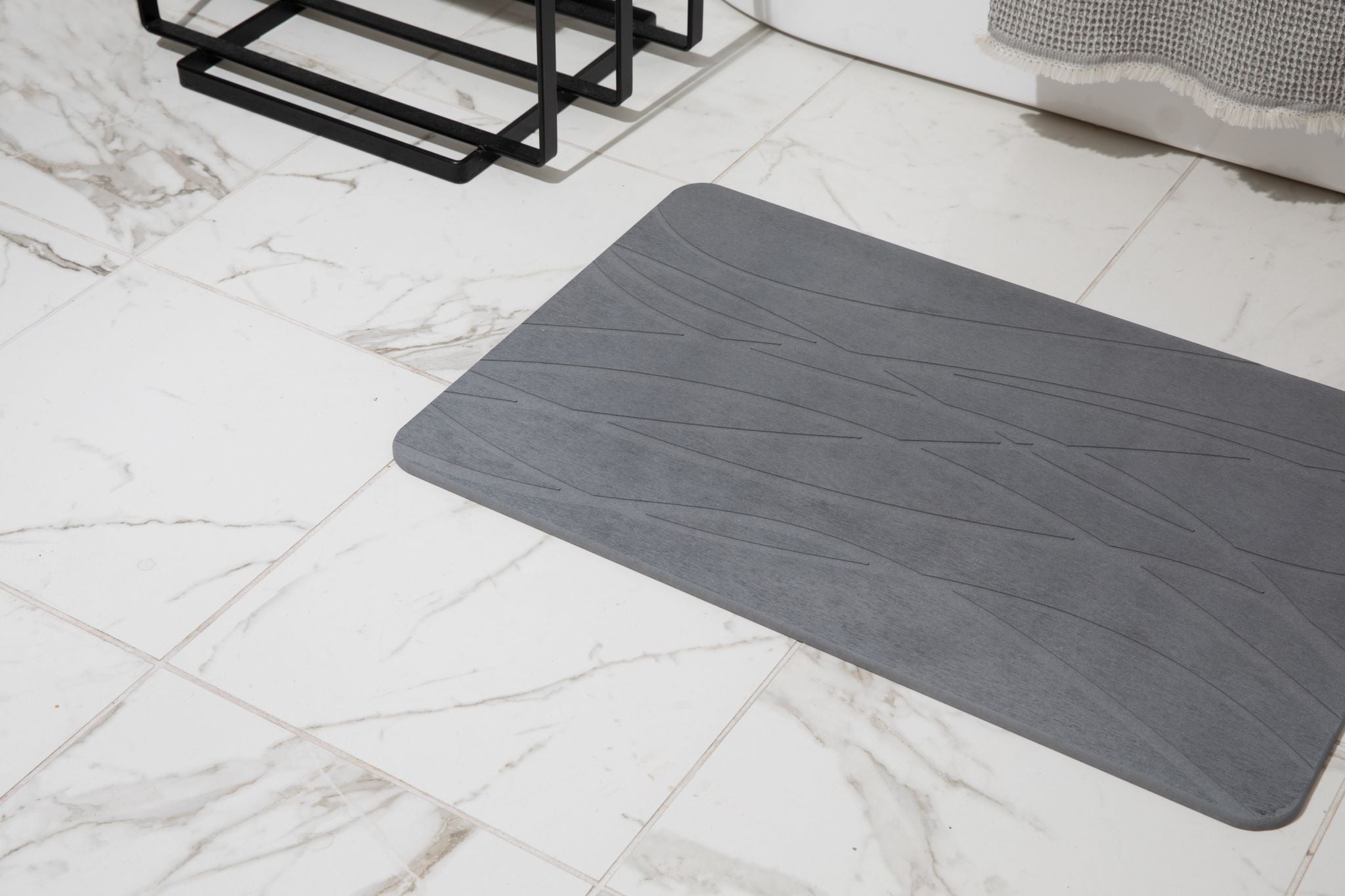  PHUKEMAT Stone Bath Mat - Natural Diatomaceous Earth Material  with Excellent Water Absorption and Moisture-Wicking Properties, Durable,  Slip-Resistant, and Eco-Friendly Design (Zen Dolomite) : Home & Kitchen